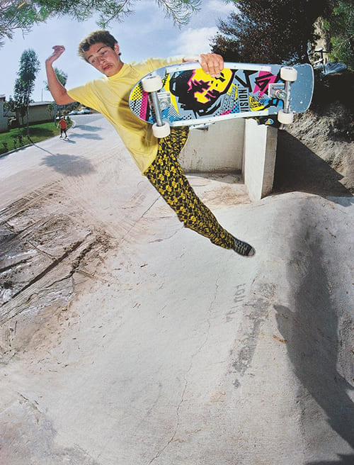 Mark Gonzales as a teenage skater