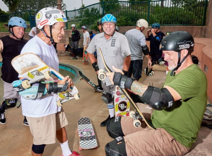 Middle-Aged Skateboarders