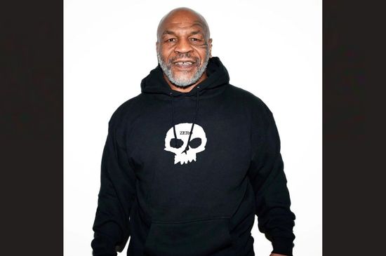 Mike Tyson on Zeo skateboards