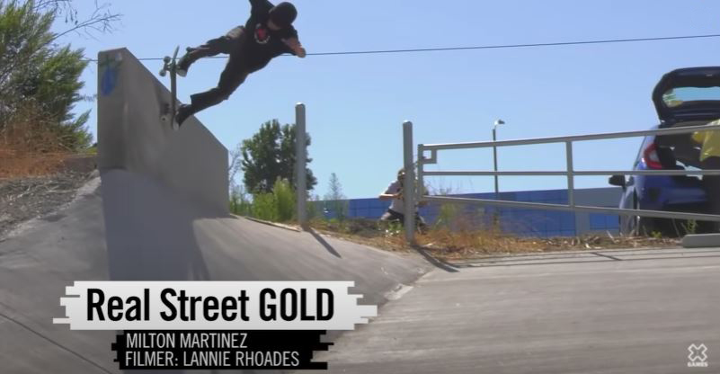 Milton Martinez wins Gold in X Games Real Street