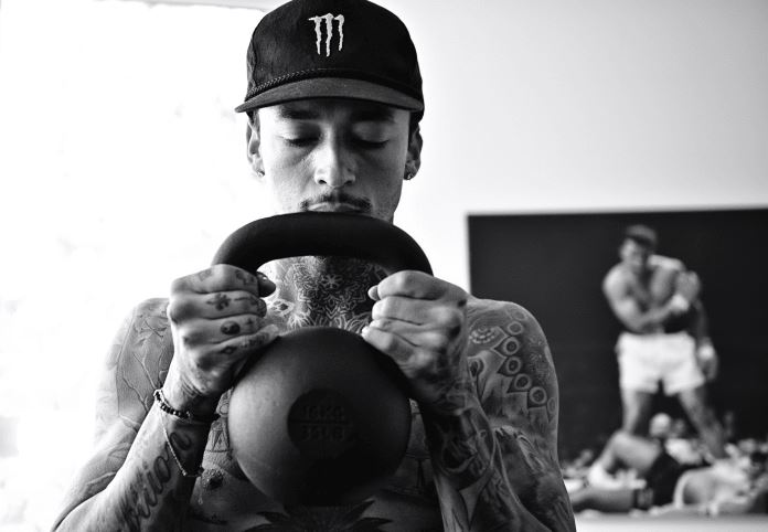 Nyjah Huston Working out