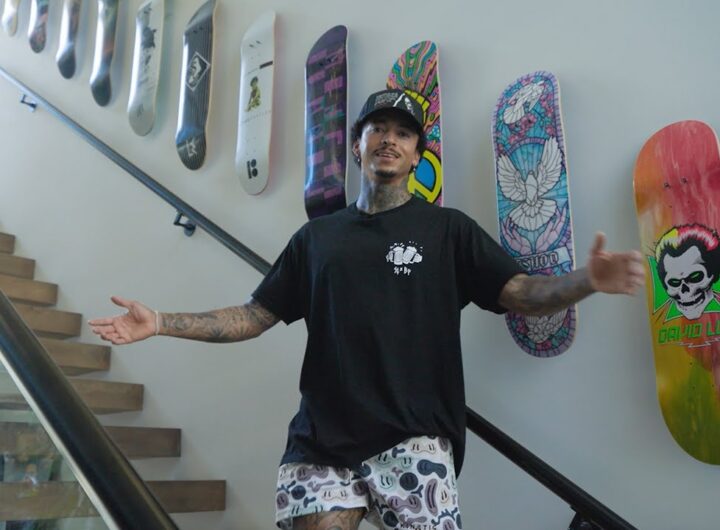 Nyjah Huston at his home