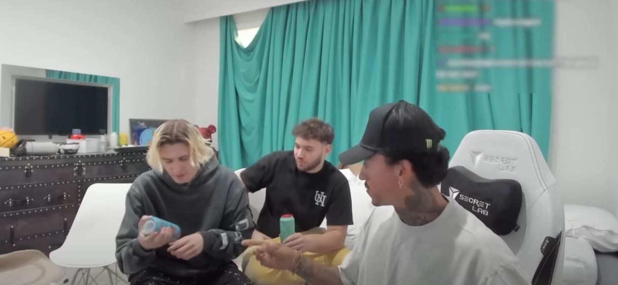 Nyjah Huston with Adin Ross and XQC Nyjah Huston with Adin Ross and XQC
