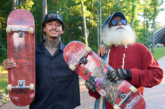 Nyjah Huston x Sadhguru