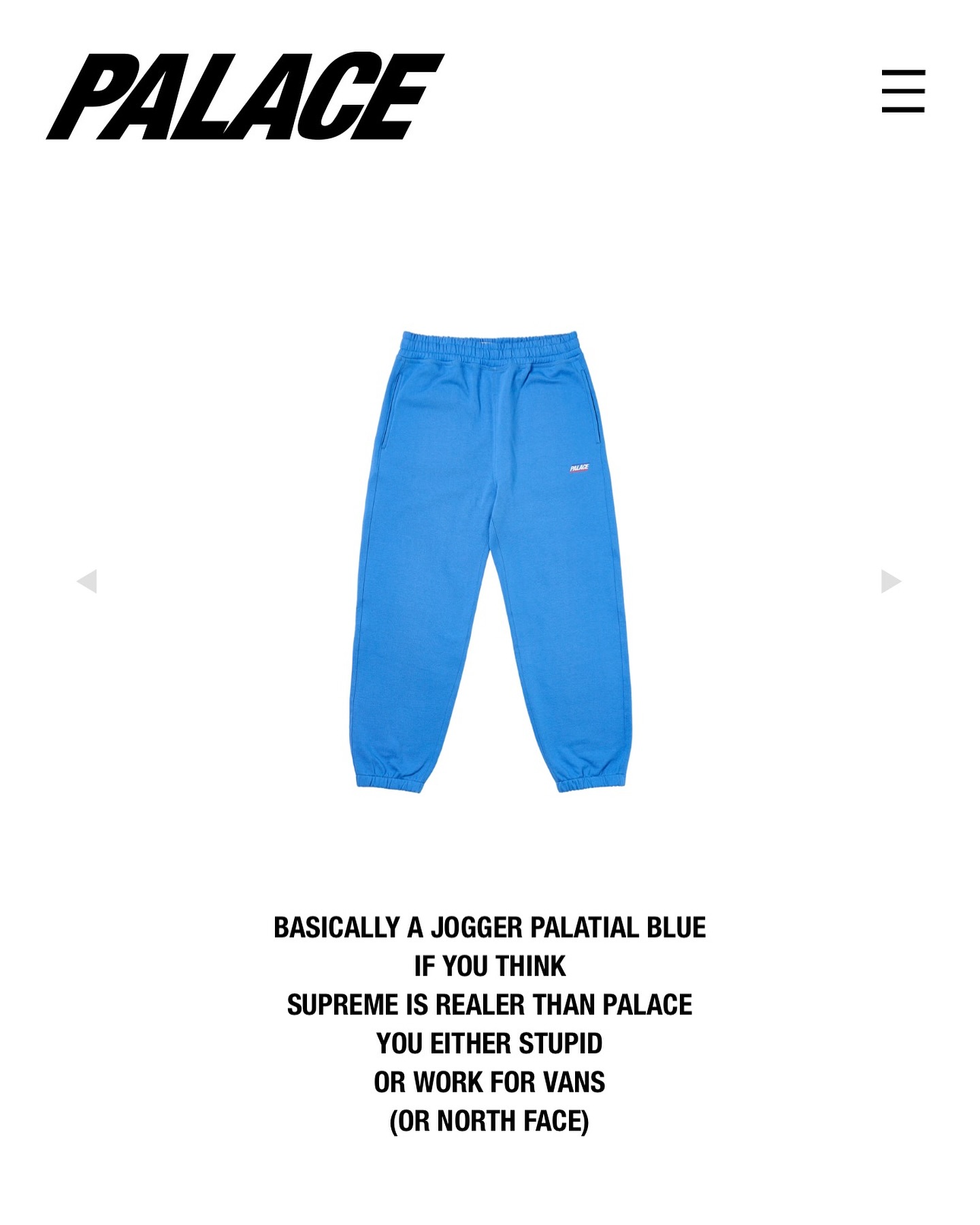 Palace Diss to Supreme