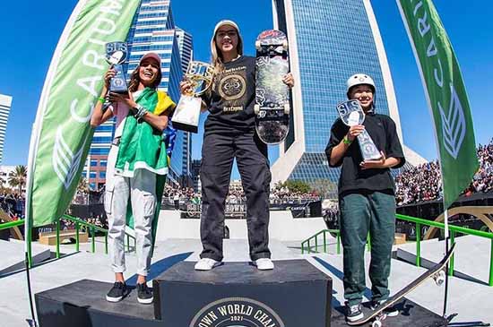 Pamela Rosa wins 2021 SLS Super Crown World Championship