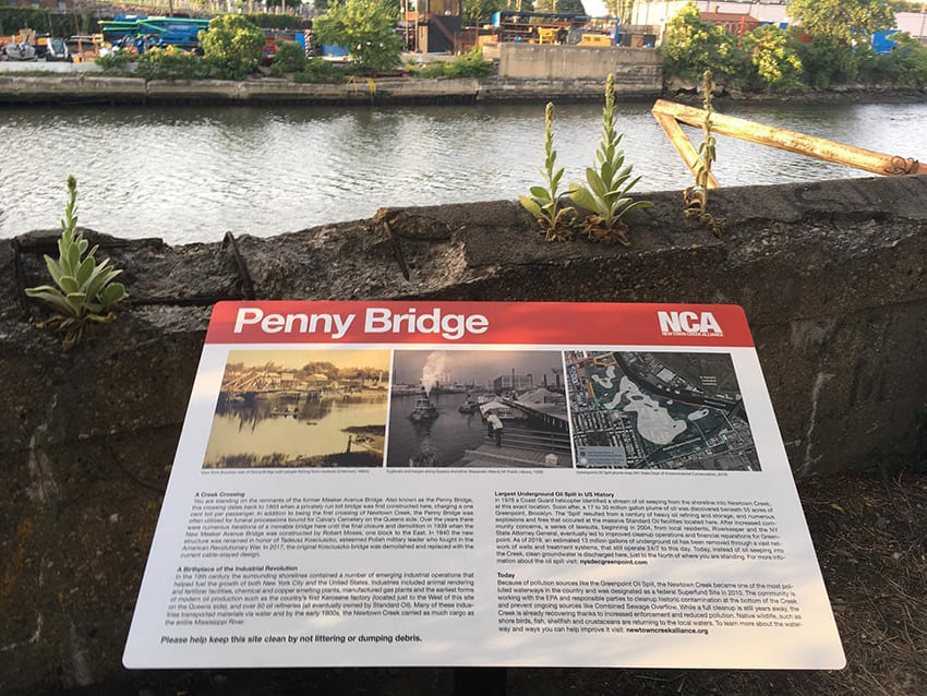 Penny Bridge Sign Before