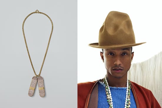 Pharrell Williams skateboard pendant