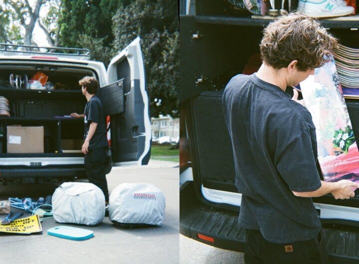 Primitive Skate Team's Tour Van