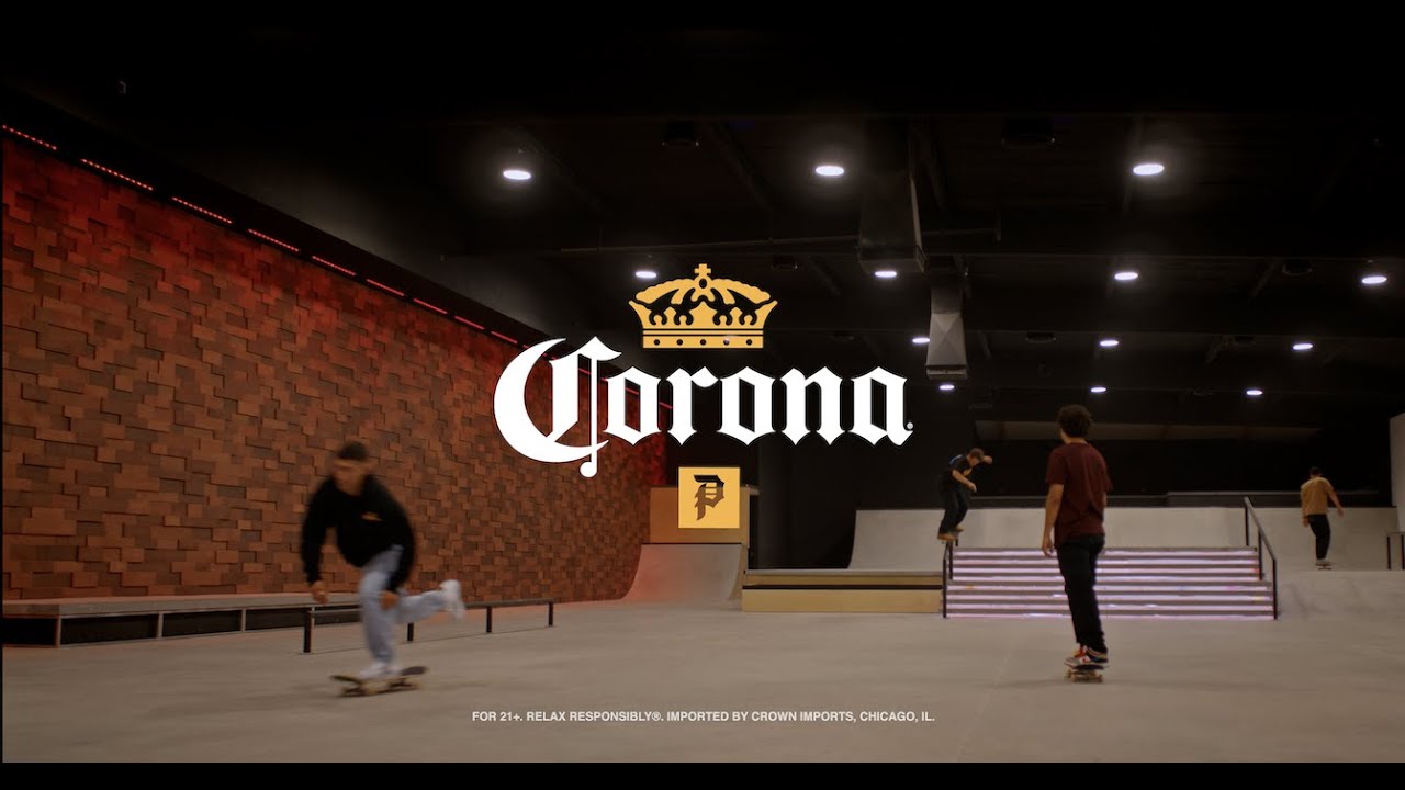 Primitive skate x Corona