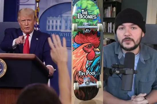 Pro Skateboarder Tim Pool Joins White House Press Corps