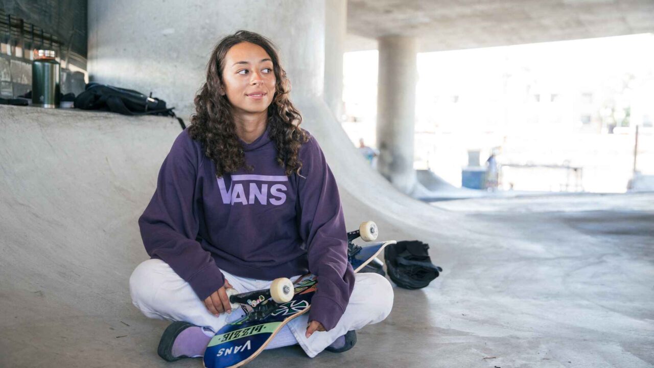 Pro skater Lizzie Armanto