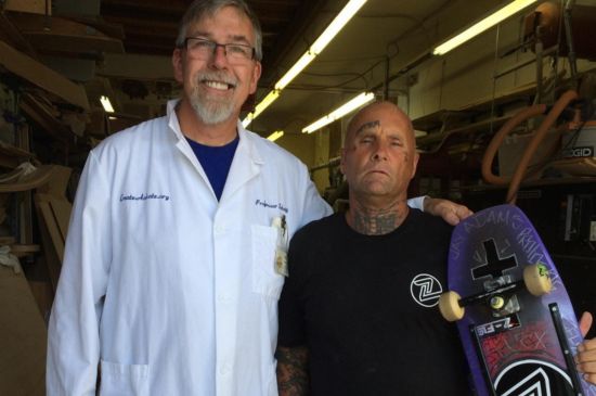 Professor Paul Schmitt and Jay Adams