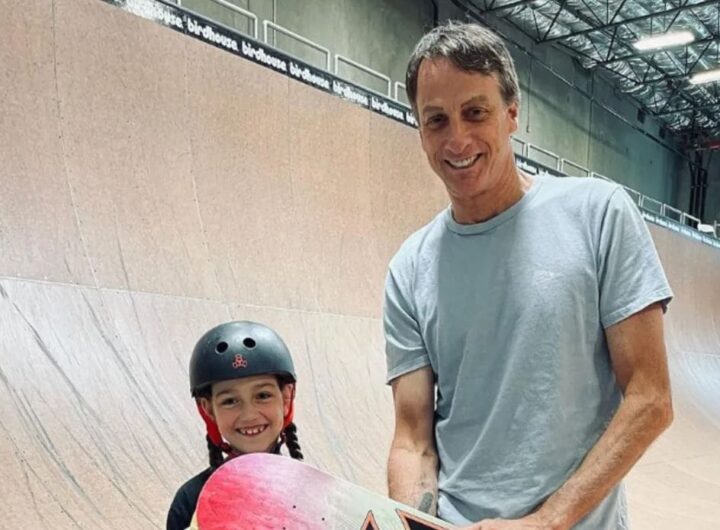 Reese Nelson and Tony Hawk