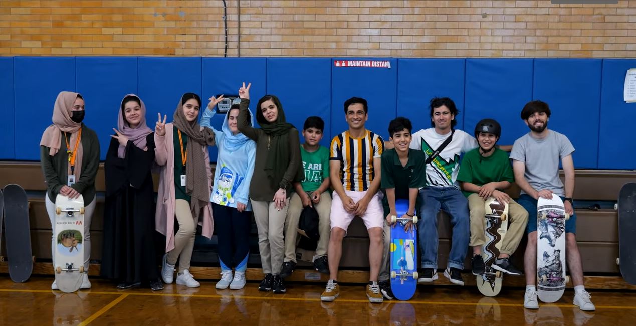 Refugees Finding Hope in Skateboarding