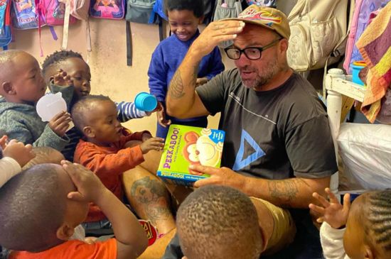 Salman Agah Visits South Africa to make kids happy