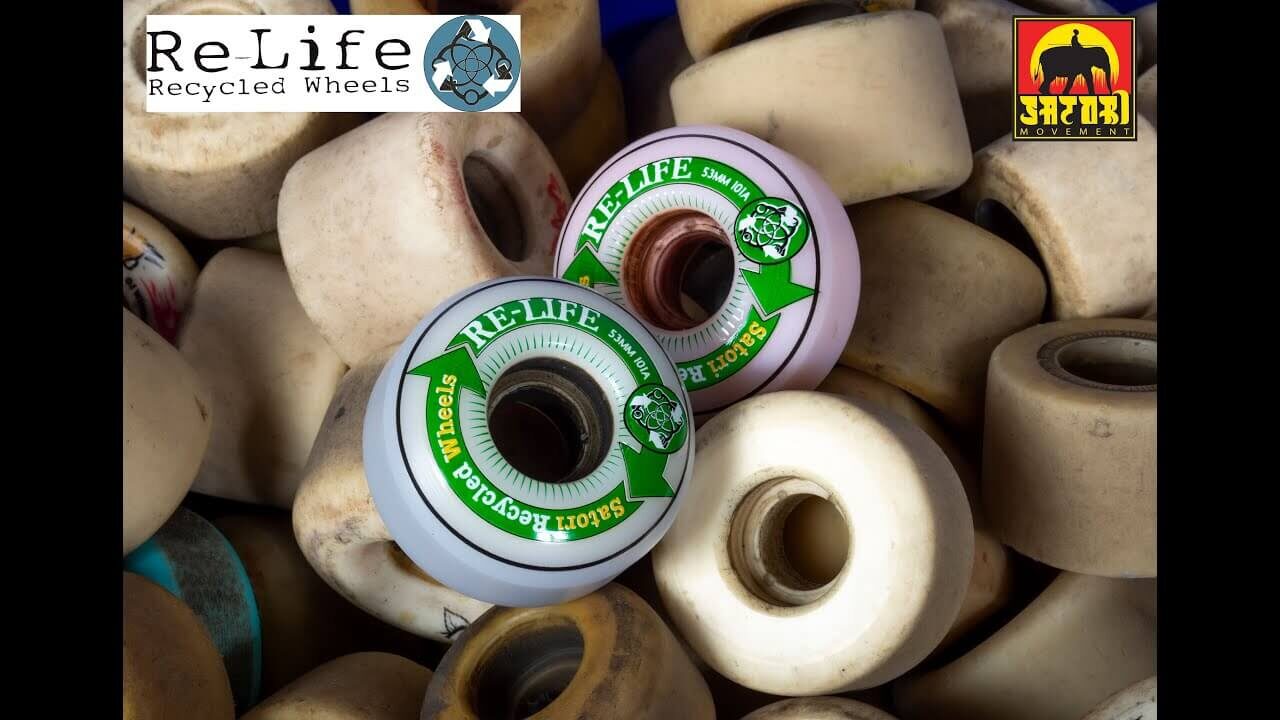 Satori Presents Re-Life Recycled Skateboard Wheels