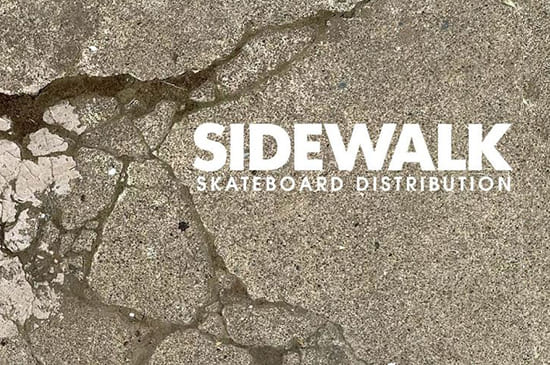 Sidewalk Skateboard Distribution Logo