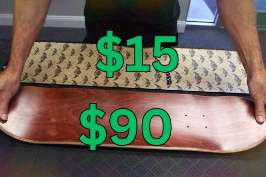 Skateboard Deck Prices Climb to $90