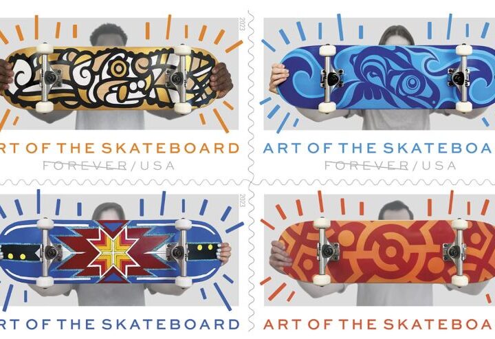 Skateboard Stamp