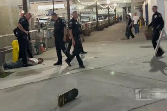 Skateboarder Arrested