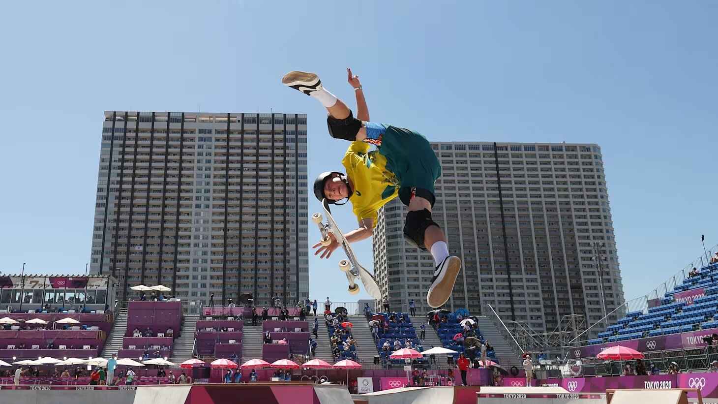 Skateboarding park Olympics