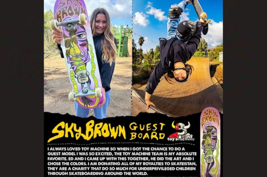 Sky Brown Toy Machine Guest Board