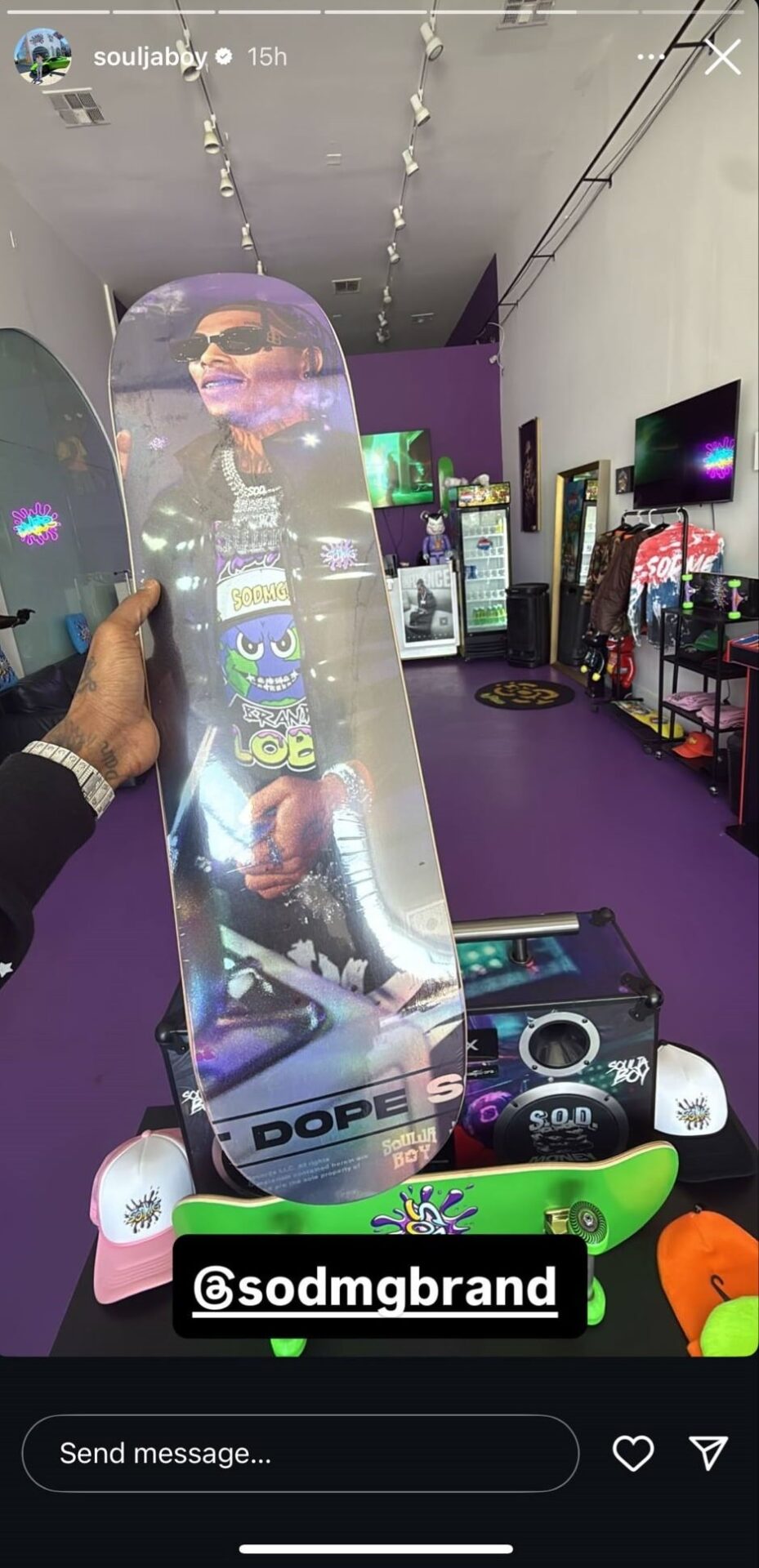 Soulja Boy SODMG Skateboards pro deck