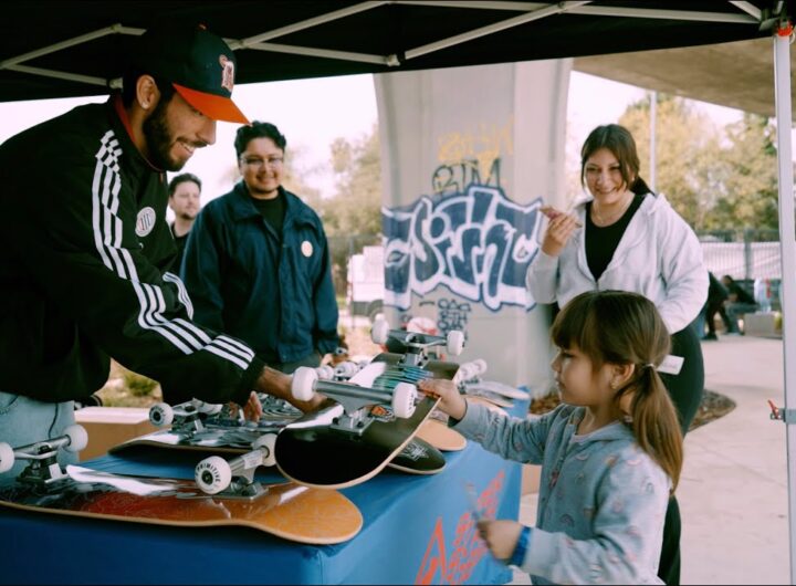 The Skatepark Project giving free skateboards