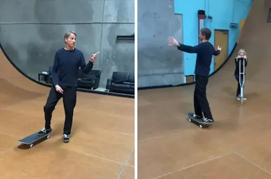 Tony Hawk Back on Board