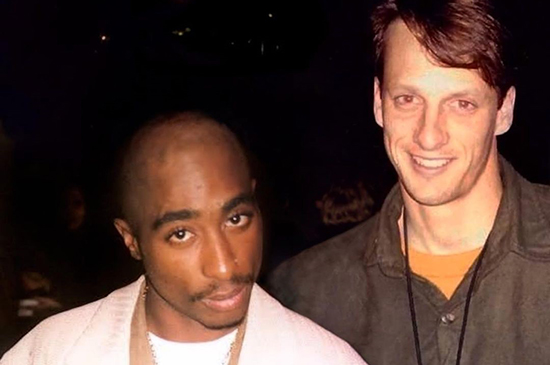 Tony Hawk and 2Pac