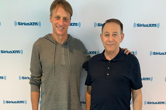 Tony Hawk and Paul Reubens