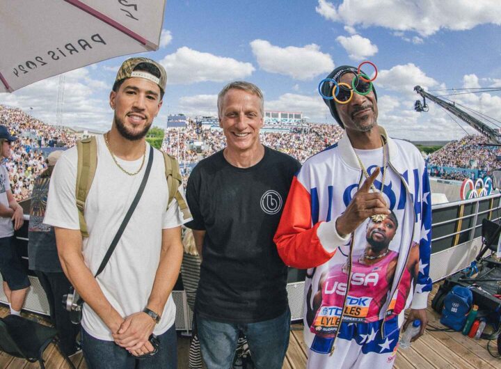 Tony Hawk with Snoop Dogg & Devin Booker