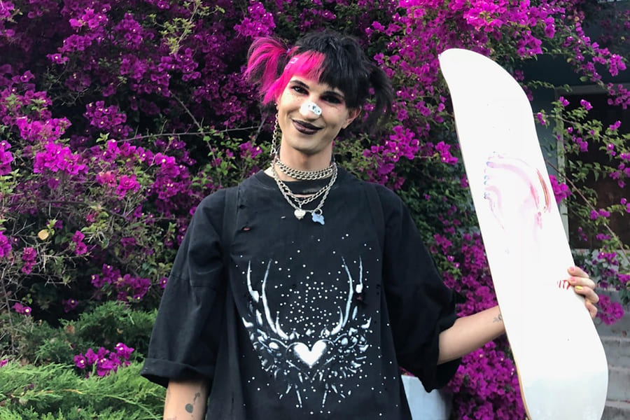 Transgender Pro Skater Cher Strauberry