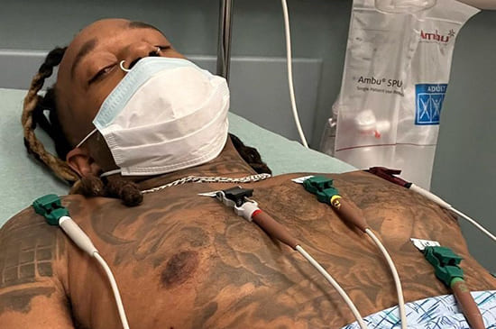 Ty Dolla Sign skateboard accident