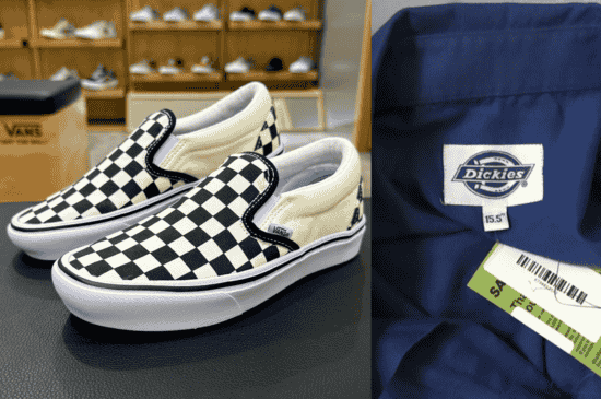 Vans and Dickies