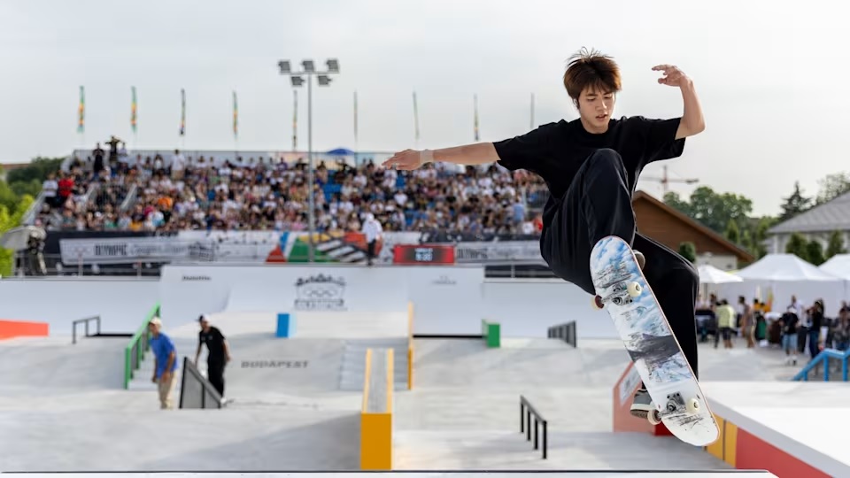 Yuto Street Skating at Paris Olympics