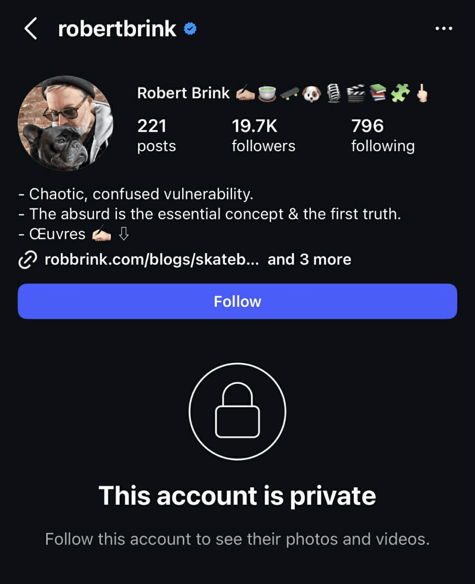 @Instagram.com/robertbrink