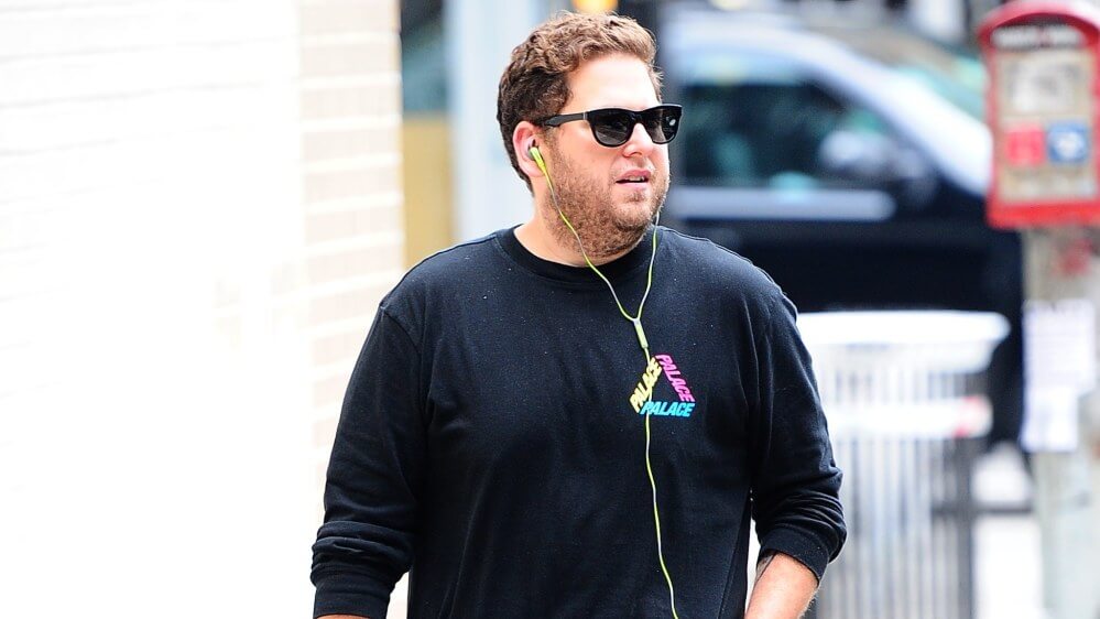 Jonah Hill wearing Palace