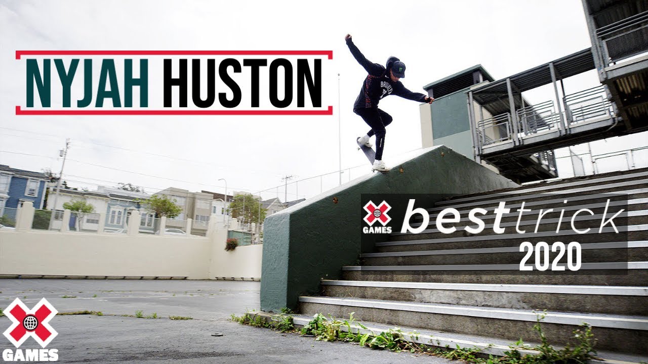 Nyjah Huston Halfcab Backside Noseblunt to Fakie