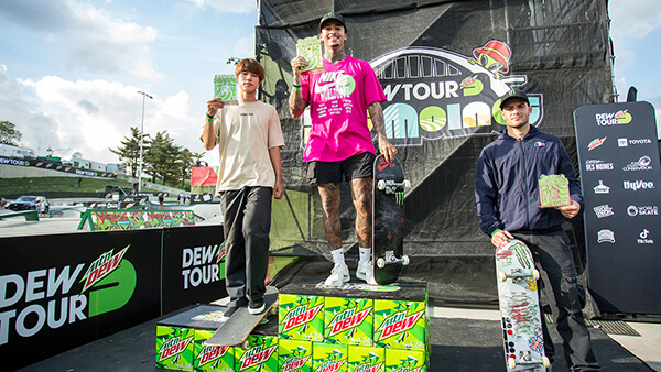 Nyja Wins Dew Tour 2021 street finals