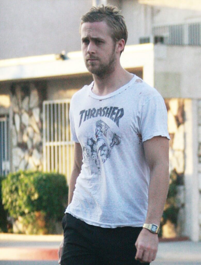 Ryan Gosling wearing Thrasher