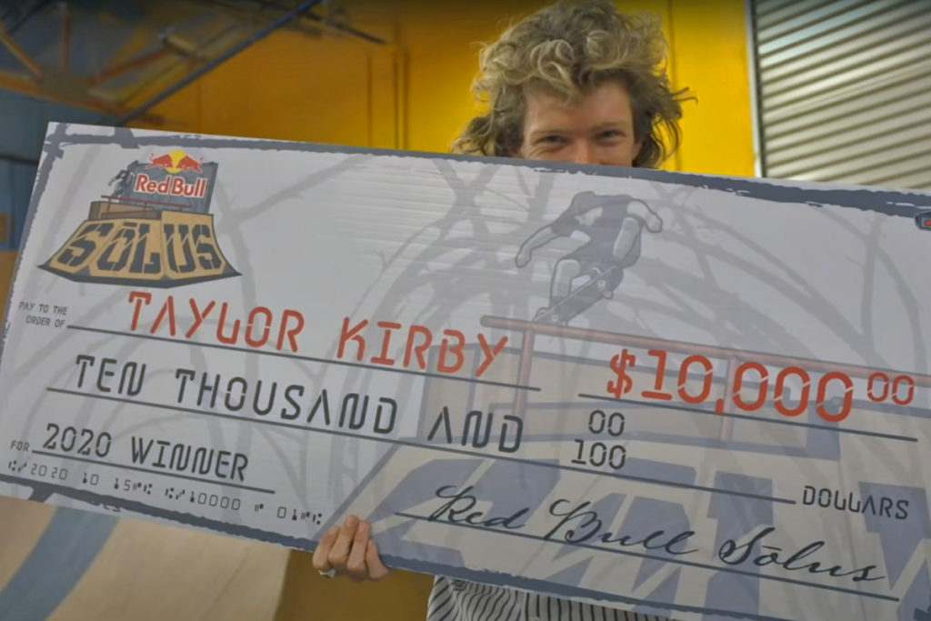 Taylor Kirby Wins Red Bull Sōlus Skateboarding Competition