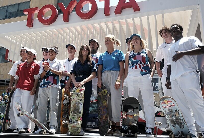 USA skateboarding team